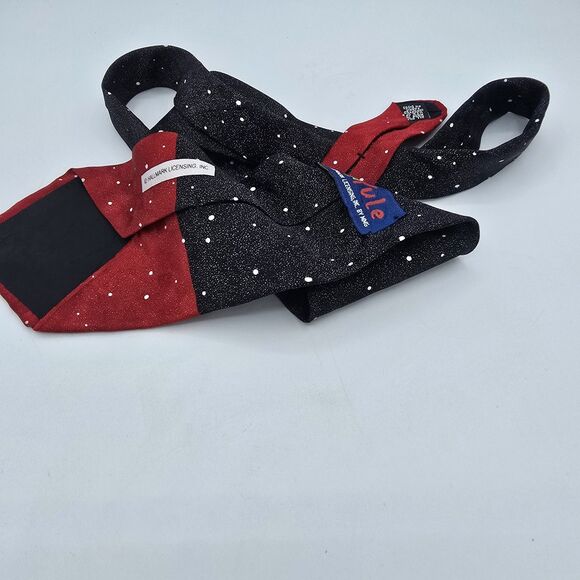 Vintage Hallmark Cool Yule Reindeer Christmas Holiday Silk Tie Vintage 57x 4 In - Picture 3 of 6